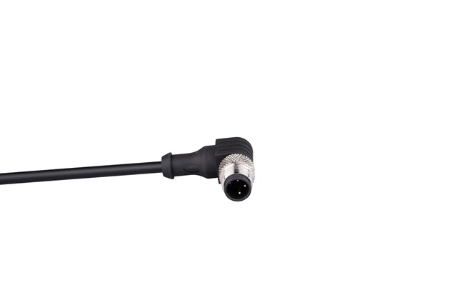 PUR Cable 5m M12*3 Male 90 Degree M12 Connector Cable